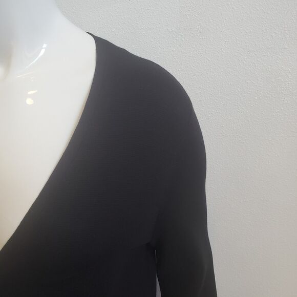 Talbots Black Long Open Cardigan - Picture 4 of 7